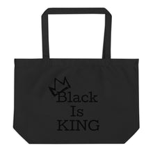 Load image into Gallery viewer, Black is King Tote bag
