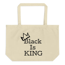 Load image into Gallery viewer, Black is King Tote bag
